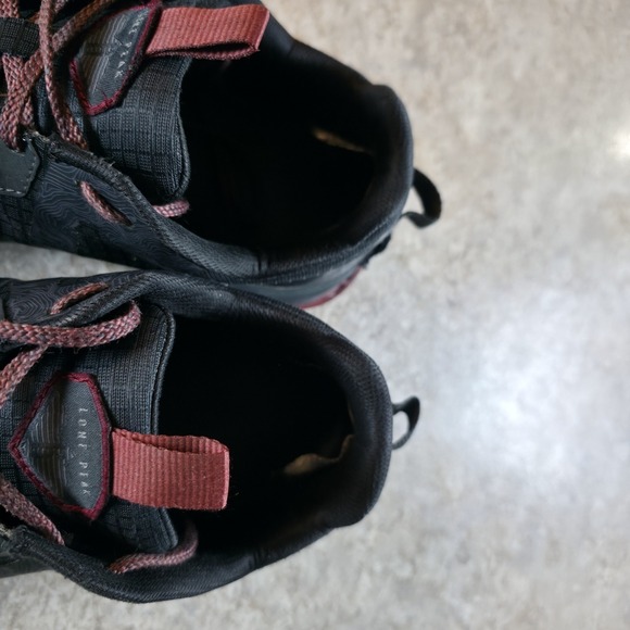 Altra Lone Peak Trail Running Shoes Mens 10 Gray Burgundy Zero Drop *Read Desc. - Picture 8 of 10